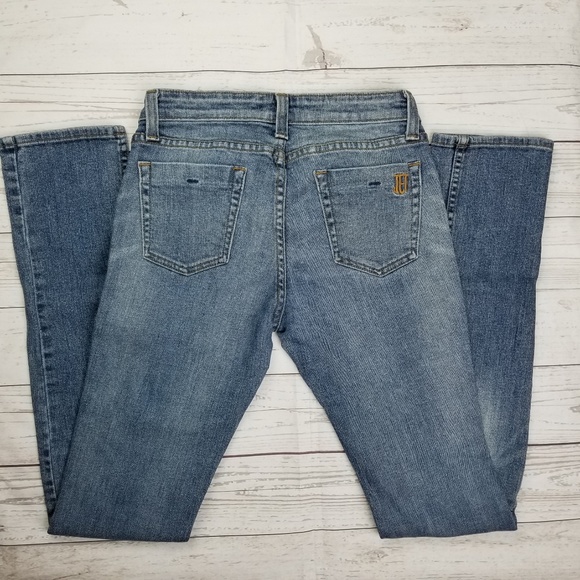 Jet By John Eshaya Plaid Distressed Jeans - Picture 3 of 8